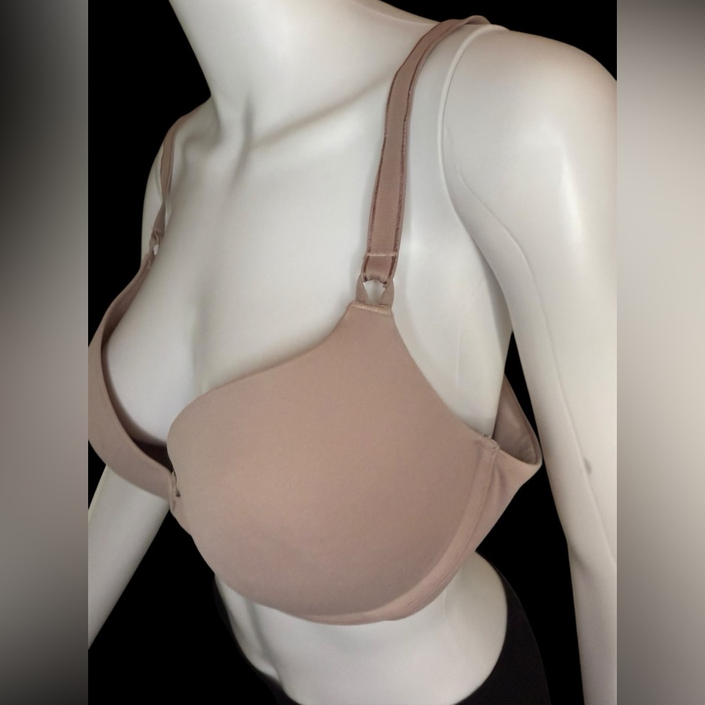 SOMA Embraceable Tailored Womens Push Up Bra in Size 38D, Tan